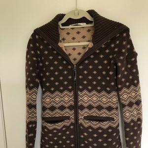Athleta Teton Zip Up Sweater
